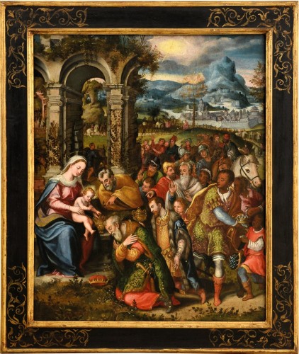 L' Adoration des Mages - Atelier de Frans Francken II (1581-1642)